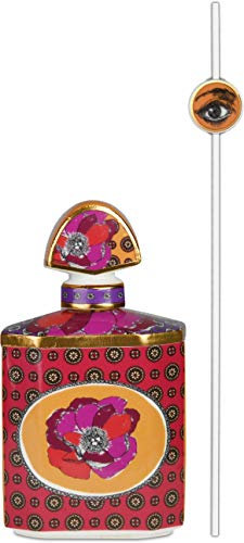 Baci Milano - Bottiglia Mini 145ml in Porcellana con Bacchette H.13cm - SEWEET Eye - JMINI.JOK01