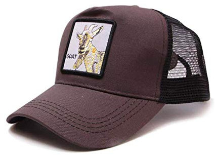 Herren Kappe Hut Mesh Summer Baseball Caps Unisex Bestickte Männer Frauen Atmungsaktive Hip Hop Snapback Hüte Paar Sun Cap Herren Trucker Hat-Grey_Deer