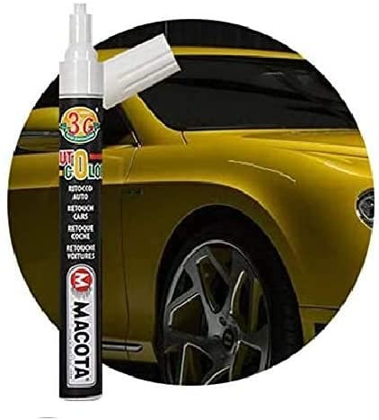 MACOTA Autocolor 87114 Marqueur de retouche peinture pour voiture, moto, camion, campingcar, voiture, moto, camion, réparation de carrosserie, antirayures, peinture professionnelle double