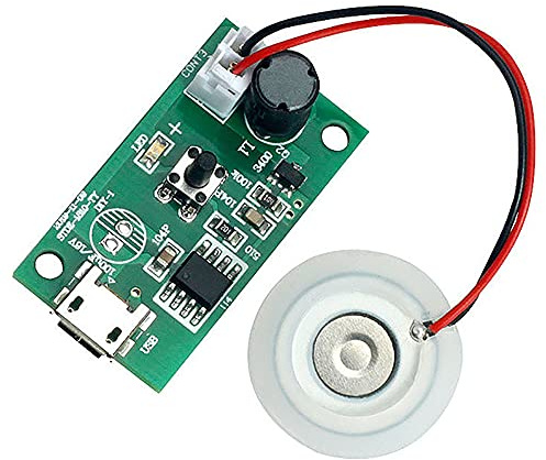 Lrtzizy 20MM UltrasóNico Fabricante de Niebla Atomizador Transductor Atomizador Placa de PelíCula Accesorios Humidificador Junta de Goma