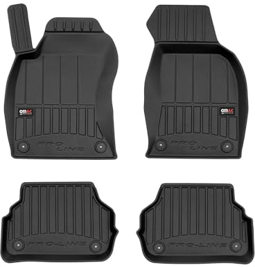 OMAC Gummi Fußmatten kompatibel mit Audi A6 C5 Limo Avant 1997-2004 Premium TPE Automatten