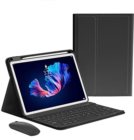 kaitesi Keyboard Case Mouse for iPad Air 11 inch M2/ Air 5th 4th Generation 10.9, iPad Pro 11 inch 4th/3rd/2nd/1st Gen Keyboard Case Magnetic Detachable Color Keyboard (Black)
