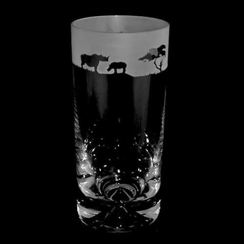 Milford Collection Animo Glass Highball Glass - Rhino