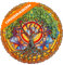 UNIDRAGON Original Wooden Jigsaw Puzzles - Mandala Tree Of Life, 700 pcs, Royal Size 17.7x17.7, Beautiful Gift Package, Unique Shape Best Gift for Adults and Kids