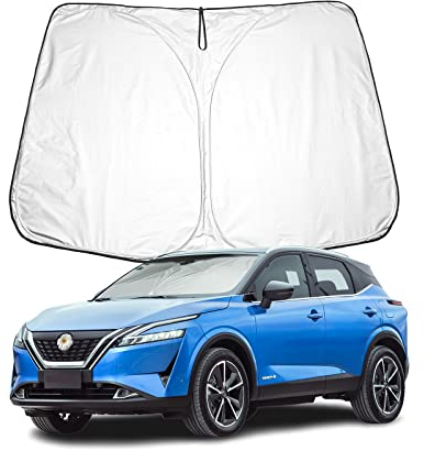 BIXUAN Qashqai J12 2024 Parasol Compatible con Nissan Qashqai J12 2021-2023 2024 2025 Renault Austral Parabrisas para el Coche Parabrisas Delantero Cubierta Cortavientos para Bloquear la Cubierta UV