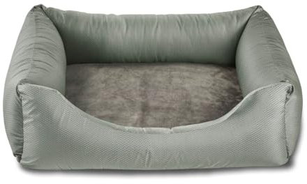 Wolters Hundebett Dream-Well Harmony Silber grün, Größe:M / 80 x 65 cm, Farbe:Silber grün