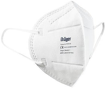 Dräger X-plore Air, Staubmaske, 10er/20er-Pack, FFP2-Atemschutzmaske, 10 Stück