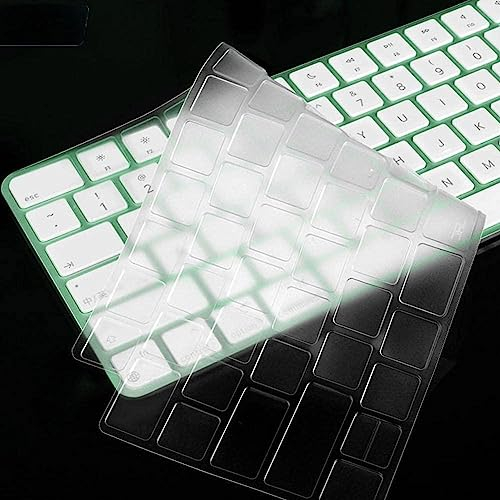 Mosible Housse de protection universelle pour clavier d'ordinateur portable iMac Apple pour clavier 2021 pouces sans fil 24
