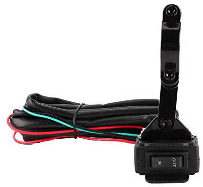 Interrupteur à bascule ATV, interrupteur à contacteur à relais solénoïde, plastique sûr, durable, facile à installer pour ascenseurs pour systèmes de treuil ATV/UTV 12 volts pour pompes