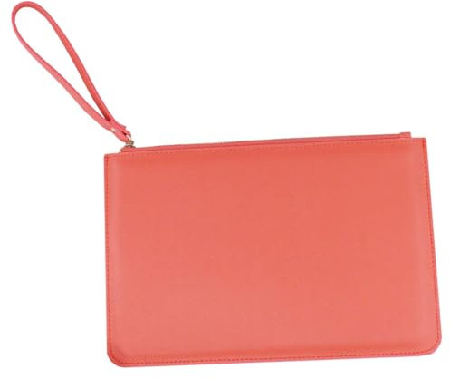 eBuyGB Clutch Bag Purse Women Wallet Evening Bag Pocket Cell Phone Bridal Wedding for Women with Wrist Strap (Coral)