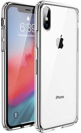 Case for iPhone X, Crystal Clear Transparent Gel Case [Slim-Fit] [Anti-Scratch] [Shock Absorption] [Supports Wireless Charging] for Apple iPhone X/iPhone 10 5.8