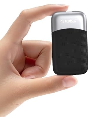 ORICO 1 TB SSD esterno fino a 2000MB/s, unità portatile a stato solido con cavo USB C&A da 20Gbps, archiviazione affidabile per smartphone Type-C, tablet, laptop, USB 3.2 Gen 2x2- M20