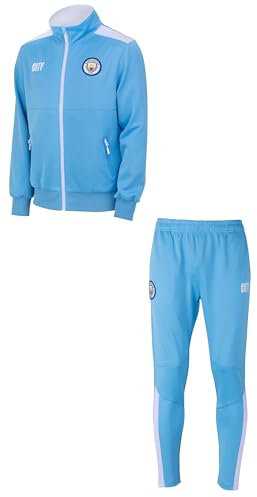 Manchester City - Tuta da uomo, collezione ufficiale, taglia adulta, taglia XXL