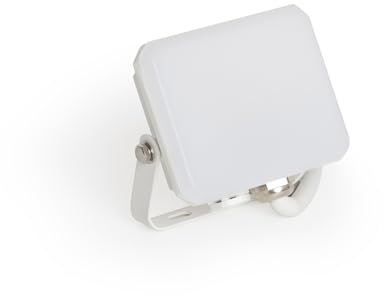 LEDKIA LIGHTING Projecteur LED IP65 10W Blanc pour jardin, terrasse, patio, 4500K Blanc neutre