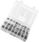 Fnggd 280er-Pack Edelstahl-Spannstifte-Set, Spannstift-Sortiment, geschlitzter zylindrischer Stift mit Edelstahl 304, langlebig für den Einsatz