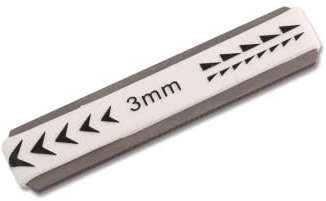 Metallor Lima per coronazione dei tasti della chitarra, doppia dimensione, compatta, per tasti di chitarra jumbo, con bordi di taglio grossolani e sottili, impugnatura in gomma, strumenti di