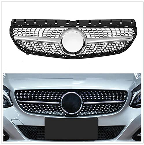 Kit di copertura per griglia paraurti anteriore per Mercedes Benz Classe B W246 B180 B200 B250 2015-2019 argento