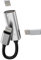 Adaptateur Lightning à double prise (2 en 1) avec câble de charge, répartiteur jack vers audio AUX de voiture pour casque Apple MFI certifié Apple MFI pour iPad, téléphone portable, prise casque