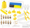 HOUSON Kit de purge de frein de vélo, kit de réparation de frein à disque hydraulique, kit d'outils de changement de freins, kits hydrauliques pour freins Tektro Magura SRAM
