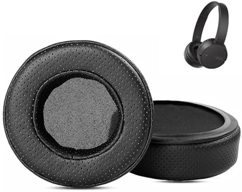 DowiTech Sostituzione Cuscinetti Auricolari Traspirante Compatibile con Sony MDR-ZX220BT MDR ZX220BT ZX 220 BT Cuffie Cuscinetti con Pelle Proteica Perforata e Schiuma Memoria