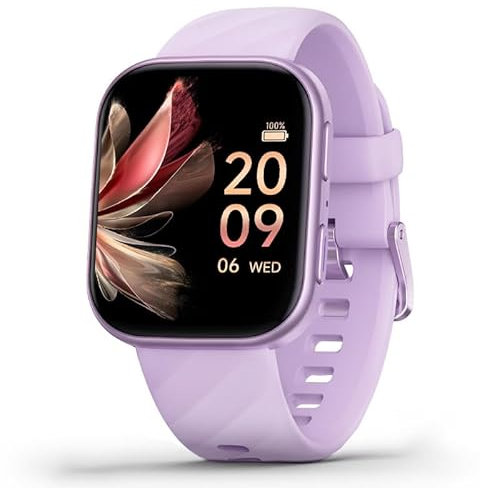 FITVII Health & Fitness Tracker (risponde alle chiamate), Orologio Intelligente con Monitoraggio 24/7 Della Frequenza Cardiaca e Della Pressione Sanguigna, del Sonno e dell'Ossigeno nel Sangue.