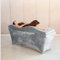 Untitled Wave Matratze (Curved Topper) mit Memory Foam 190x70 für Kosmetikliege, Massageliege, mit Bezug aus Velours | für Wimpernverlängerungen, PMU - Stahlgrau