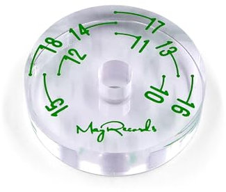 45 RPM Record Adapter Acrylic Record Center Adapter for 7 Inch Vinyl Record