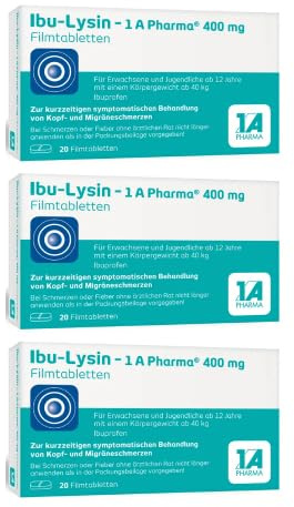 IBU-LYSIN 1A Pharma 400 mg Filmtabletten (3x 20St)