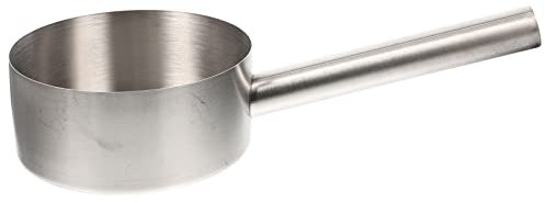 Garneck Paletta Per Annaffiare Il Giardino Con Manico in Acciaio Inox Mestolo Per Acqua Domestico Mestolo Multiuso Per Zuppa Famiglia