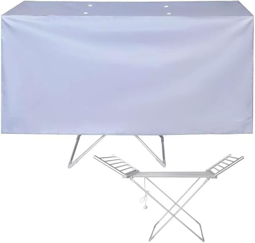 Novostyl Electric Airer Cover Helps to Speed up Drying and Energy Saving, Clothes Drying Rack Cover Fit with Winged Heated Airer, Heated Clothes Airer (Cover Only - Grey)