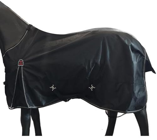 BARN & STABLE 600D 3000mm/3000mvp Super Wasserdicht & Atmungsaktiv Pferdedecke Weidedecke für Pferd mit Beingurten – keine Füllung