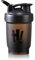 Shaker Cup with Mixing Ball Protein Powder Shaker Bottle 350ml Perfect Sports Bottle Leakproof Flip On Lid Workout Water Bottle for Nutrition Shakes Smoothies Perfect Gym Gift Men Women (Black)