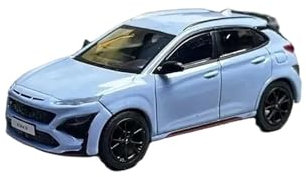 YCNXEB Klassisch Automodell 1:64 Für Hyundai KONA N Legierung Auto Modell Souvenir Hobby Erwachsene Sammeln Displays Souvenir für Erwachsene Sammler