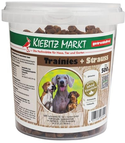 Kiebitzmarkt Trainies Strauß Hundesnacks 700 g