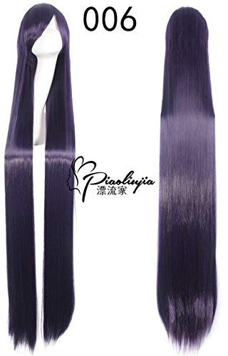 Cosplay-Perücke 12 Farben 150 cm langer gerades hitzebeständiges synthetisches Haar Perücken Frauen Universal Cartoon Perücke Schwarz Blonblond Anime Party Perucas 6