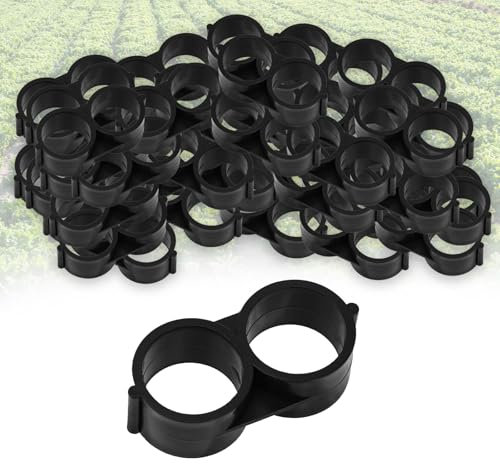 40pcs 1/2 Inch Irrigation Drip Fittings End Plugs, for 1/2 Drip Irrigation Tubing 17mm 0.600 ID End Closures Cap Connectors Parts for Garden Lawn Patio & Sprinkler Systems