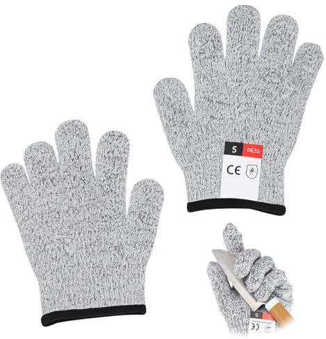 Gant anti-coupure enfant taille XXS, protection niveau EN388 5, idéal pour sculpture, cuisine, jardinage, travaux manuels, lavable en machine, confortable et résistant, pour enfants de 5 à 8 ans