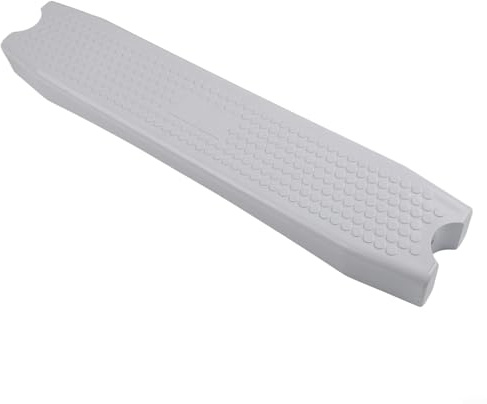 Scaletta di ricambio per piscina, 49 cm, in plastica antiscivolo, per scale fuori terra e interrata, gradini di ingresso per piscina, hardware per piscina, bianco