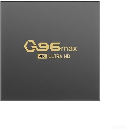Q96 MAX 4K TV Box, per Android 14 Media Player con processore Quad-Core, GPU 5-Core per video H.265 e streaming ad alta definizione (UK)