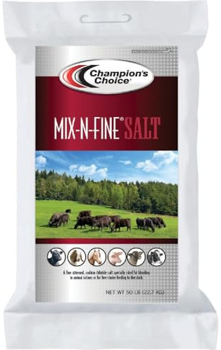 Champions Choice Mix-N-Fine Salt For Cattle
