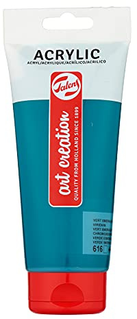 Talens Art Creation Acrylfarbe Tube 200 ml - Chromoxidgrün feurig 616, Transparent mit ausgezeichneter Lichtechtheit