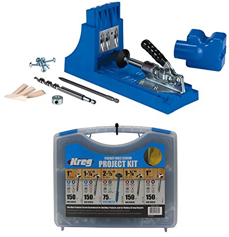 Kreg Jig K4 Système de trou de poche avec kit de vis de poche SK03 Kreg