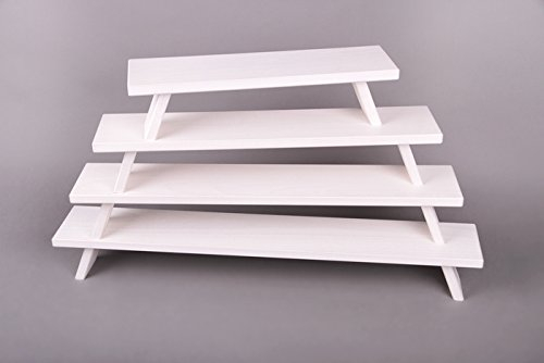 Weigla Günter Gläser Leuchtenherstellung Schwibbogenerhöhung Fensterbank Weiß – Ergänzung Schwibbogen – Buchenholz – Handarbeit - Erzgebirge - NEU