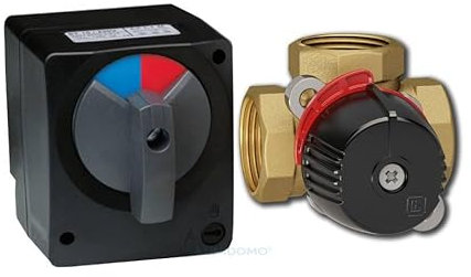 WIP Mess-und Regelarmaturen Heizungsmischer 3-Wege Mischer 1'IG, 1500 Watt, 1250 W, Konvektion, Elektrisch, Indoor, Schrank, Einbau, Zuhause