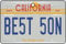 Ali Air Freshener California - Best Son Nummernschild Auto Lufterfrischer