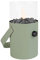 Cosiscoop oliv Ø16x30cm aus pulverbeschichtetem Metall, inkl. Glasaufsatz