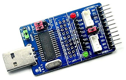 iHaospace CH341A USB to SPI I2C IIC UART TTL ISP Serial Adapter Module EPP/MEM Converter for Serial Brush Debugging RS232 RS485