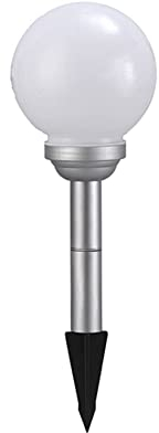 Solar-Kugel-Dekoleuchte OLA D: 15cm Garten Dekokugel mit Erdspieß Solar-Erdspießleuchte Boden-Wege-Deko-Lampe (Drm. 15cm)