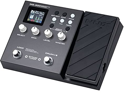 NuX MG300 | Guitar Multi-FX Pedal | Compact, Powerful, Recording Tool, Practice Companion, Multi Effects, Full Size,Black