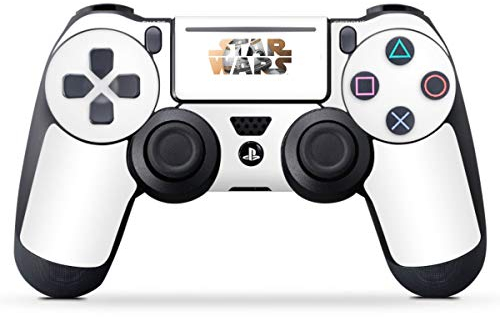 Skin kompatibel mit Sony Playstation 4 PS4 Pro Controller Folie Sticker Star Wars Logo bb8